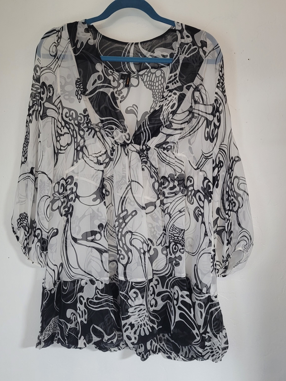 Harari Silk Printed Tunic Blouse